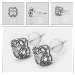 92.5 SILVER WOMEN'S RHODIUM EARING