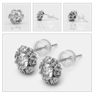 92.5 SILVER WOMEN’S RHODIUM EARING