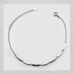 92.5 SILVER WOMEN’S RHODIUM BRACELET