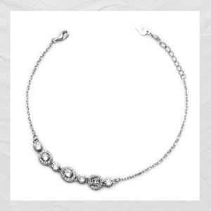 92.5 SILVER WOMEN’S RHODIUM BRACELET