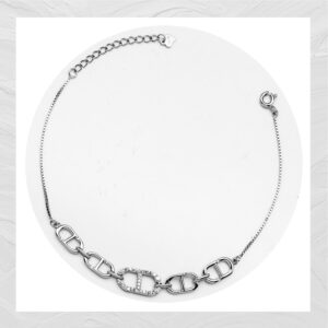 92.5 SILVER WOMEN’S RHODIUM BRACELET