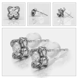 92.5 SILVER WOMEN’S RHODIUM EARING