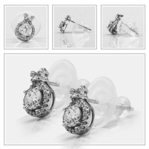 92.5 SILVER WOMEN’S RHODIUM EARING