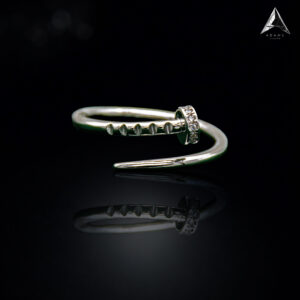 92.5 SILVER WOMEN’S RHODIUM RING