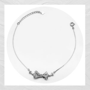 92.5 SILVER WOMEN’S RHODIUM BRACELET