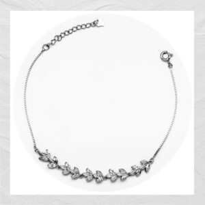 92.5 SILVER WOMEN’S RHODIUM BRACELET