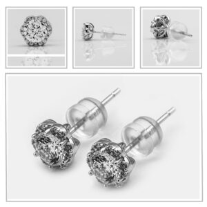 92.5 SILVER WOMEN’S RHODIUM EARING