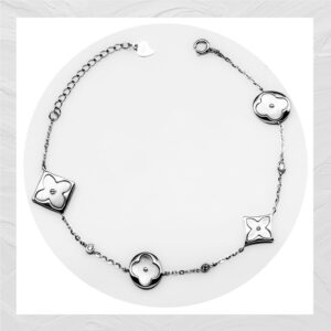 92.5 SILVER WOMEN’S RHODIUM BRACELET