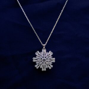 92.5 SILVER WOMEN’S RHODIUM NECKLACE