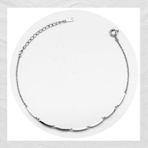 92.5 SILVER WOMEN’S RHODIUM BRACELET