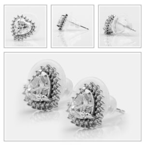 92.5 SILVER WOMEN’S RHODIUM EARING