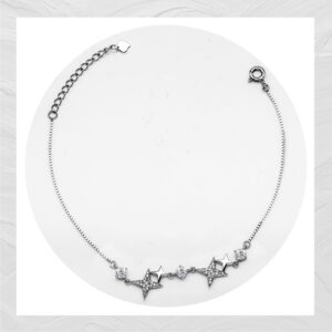 92.5 SILVER WOMEN’S RHODIUM BRACELET