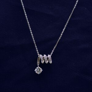 92.5 SILVER WOMEN’S RHODIUM NECKLACE
