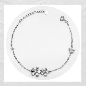 92.5 SILVER WOMEN’S RHODIUM BRACELET