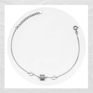 92.5 SILVER WOMEN’S RHODIUM BRACELET
