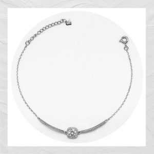 92.5 SILVER WOMEN’S RHODIUM BRACELET