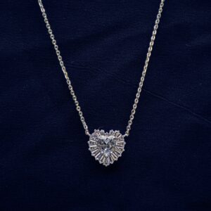 92.5 SILVER WOMEN’S RHODIUM NECKLACE