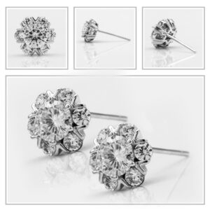 92.5 SILVER WOMEN’S RHODIUM EARING