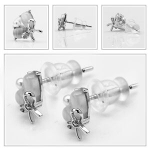 92.5 SILVER WOMEN’S RHODIUM EARING