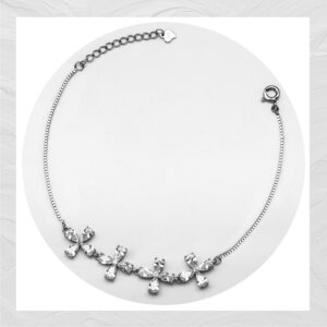 92.5 SILVER WOMEN’S RHODIUM BRACELET