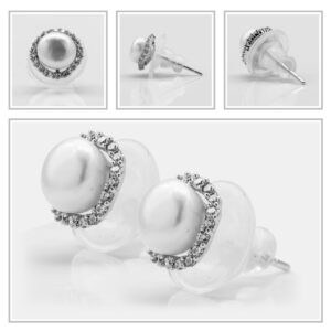 92.5 SILVER WOMEN’S RHODIUM EARING