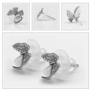 92.5 SILVER WOMEN’S RHODIUM EARING