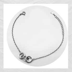 92.5 SILVER WOMEN'S RHODIUM BRACELET