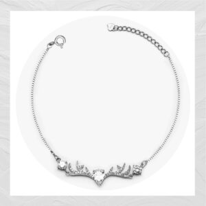 92.5 SILVER WOMEN’S RHODIUM BRACELET