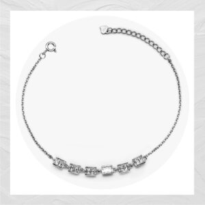 92.5 SILVER WOMEN’S RHODIUM BRACELET
