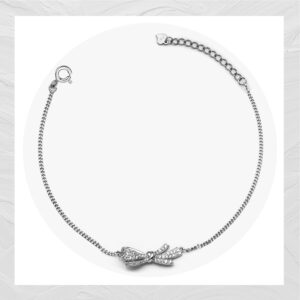 92.5 SILVER WOMEN’S RHODIUM BRACELET