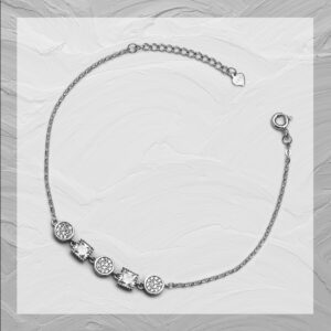 92.5 SILVER WOMEN’S RHODIUM BRACELET
