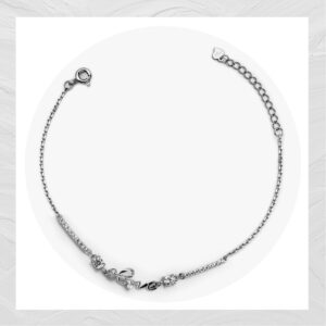 92.5 SILVER WOMEN’S RHODIUM BRACELET
