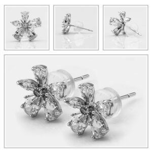 92.5 SILVER WOMEN’S RHODIUM EARING