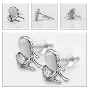 92.5 SILVER WOMEN’S RHODIUM EARING