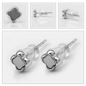 92.5 SILVER WOMEN'S RHODIUM EARING