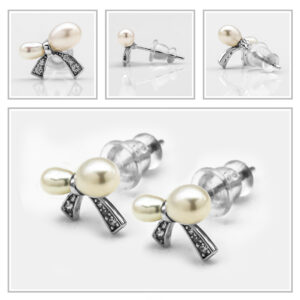 92.5 SILVER WOMEN’S RHODIUM EARING