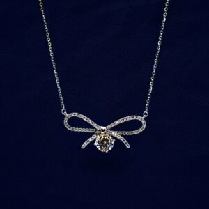 92.5 SILVER WOMEN’S RHODIUM NECKLACE