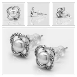92.5 SILVER WOMEN’S RHODIUM EARING