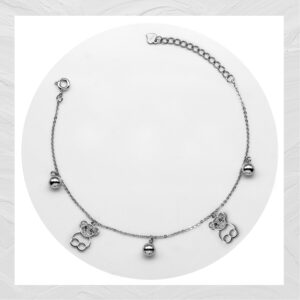 92.5 SILVER WOMEN’S RHODIUM BRACELET