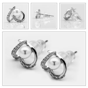 92.5 SILVER WOMEN’S RHODIUM EARING