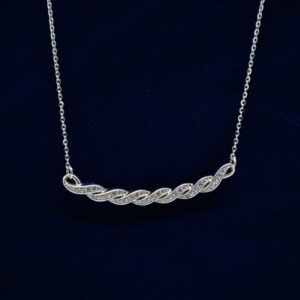 92.5 SILVER WOMEN’S RHODIUM NECKLACE